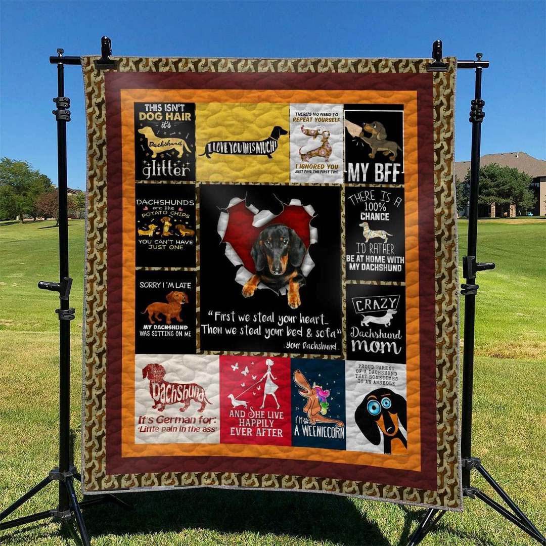 Dachshund TD2809344 Quilt Blanket