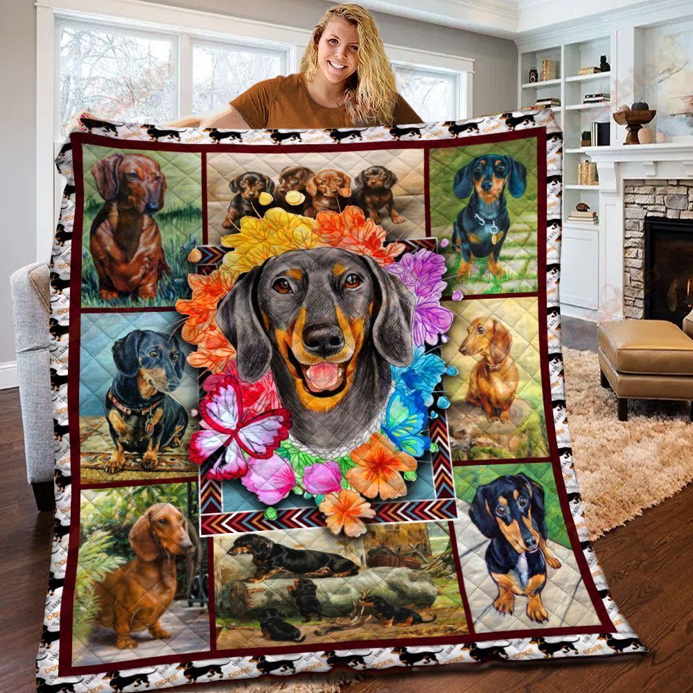 Dachshund TH2812403CL Quilt Blanket