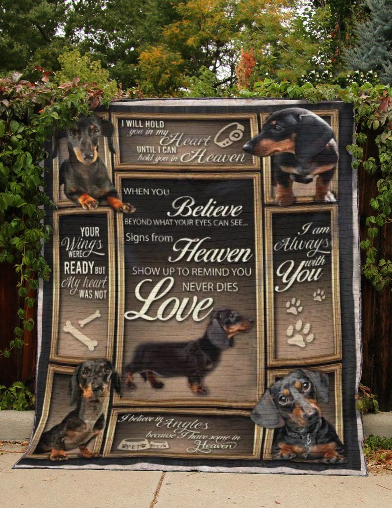 Dachshund To The Heaven Quilt Blanket DHC3112419TD