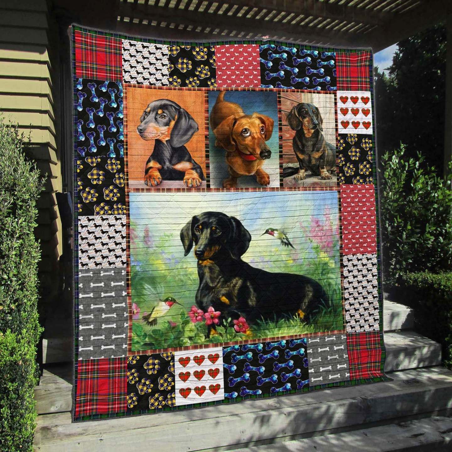 Dachshund TU270703C TBG Quilt Blanket