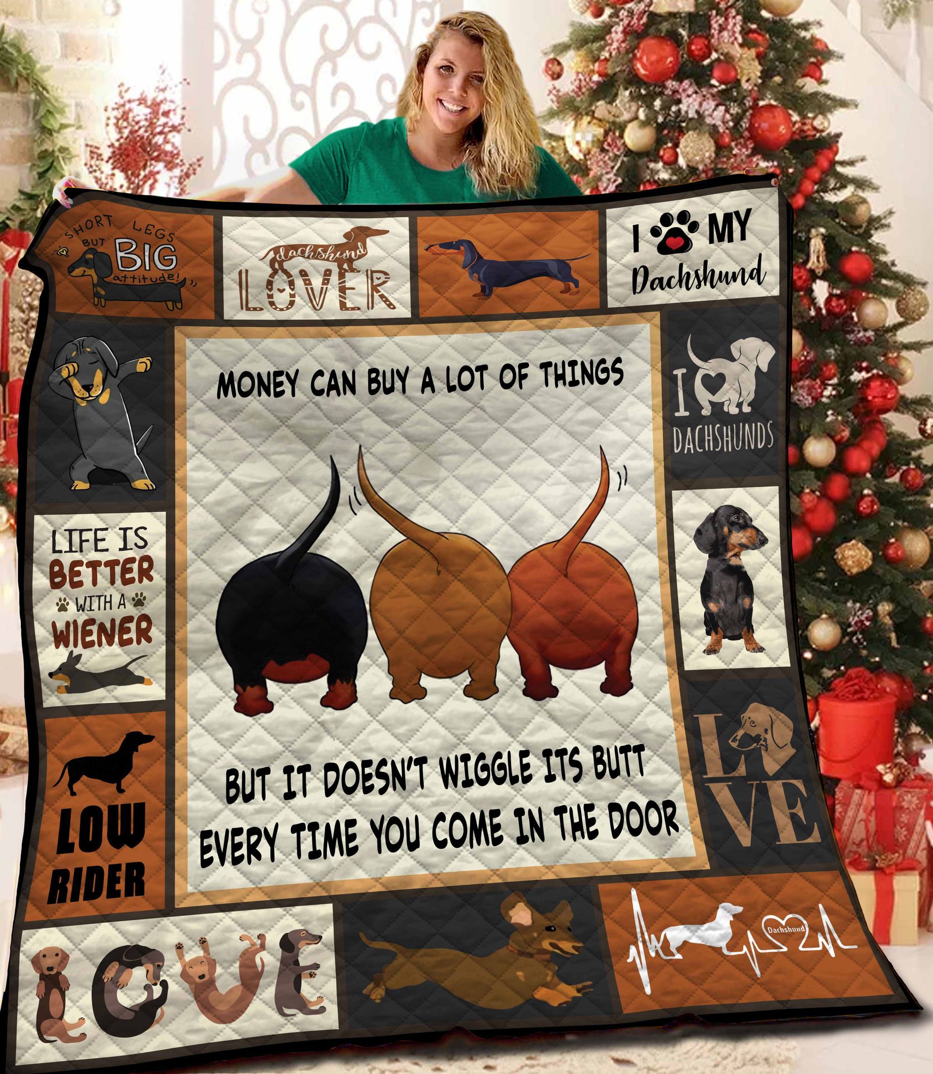 Dachshund TVH171017 Quilt Blanket