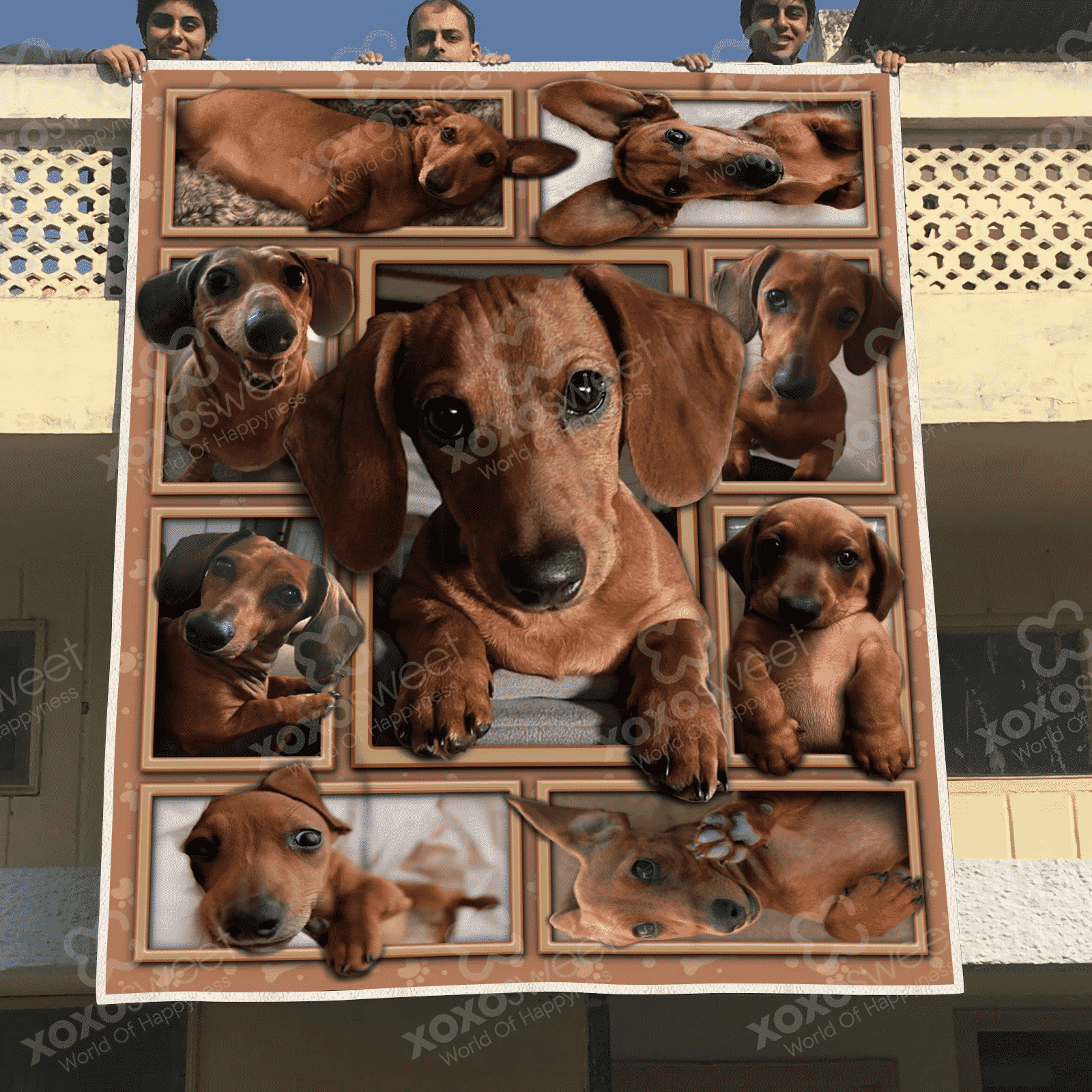 Dachshund When I Said I Do Quilt Blanket DHC31121810TD