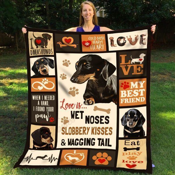 Dachshund Fleece Blanket