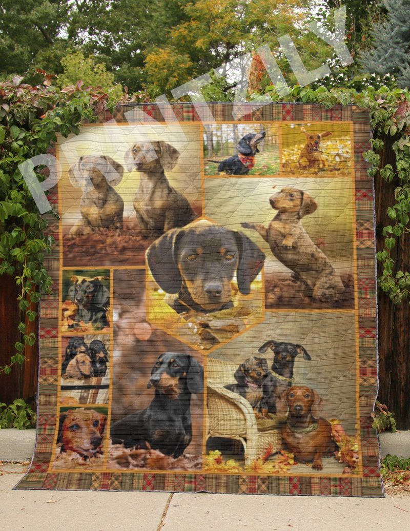 Dachshund You Are My Autumn Quilt Blanket DHC31121710TD