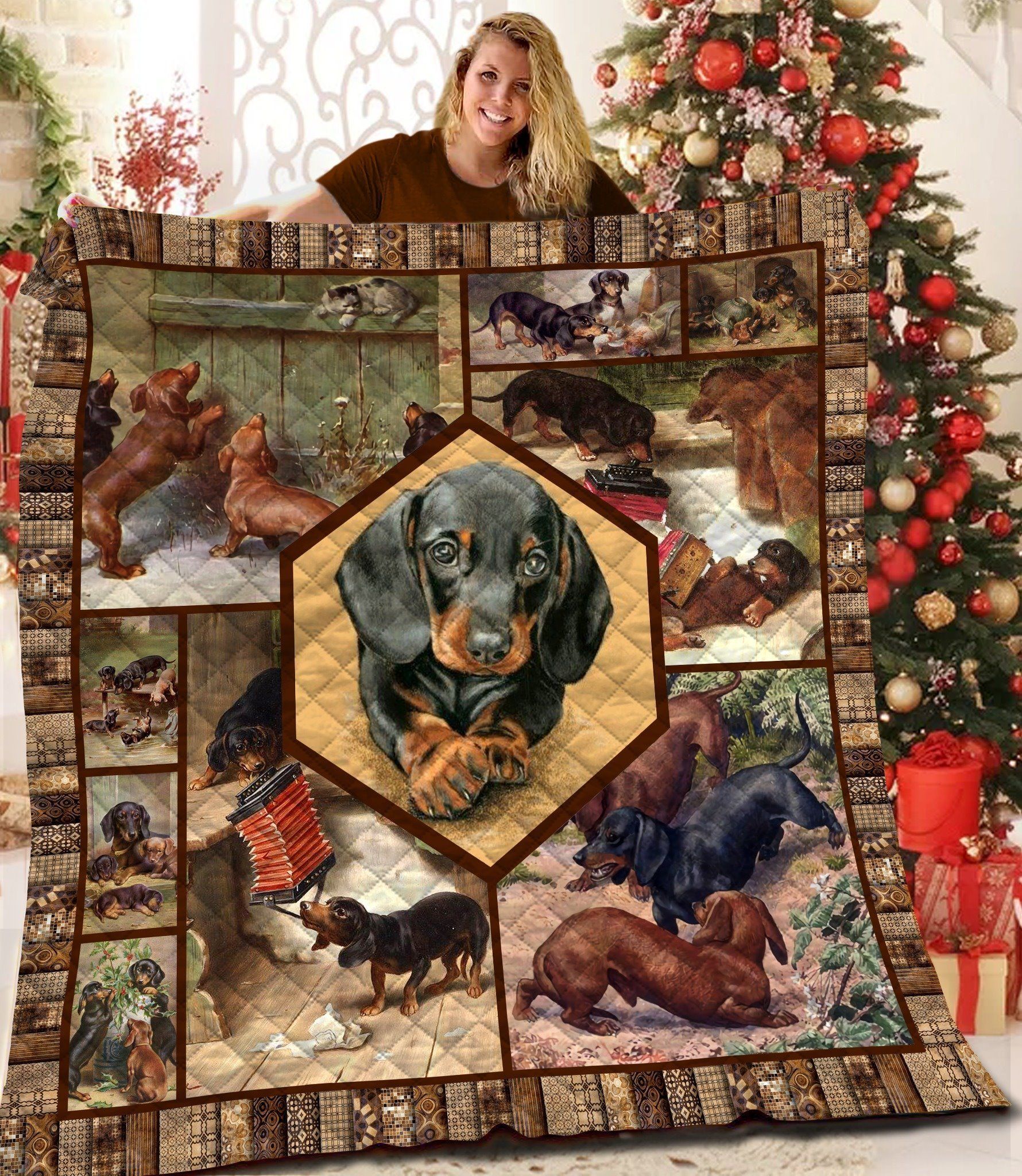Dachshund You Are My Everything Quilt Blanket Dhc03011450Dd