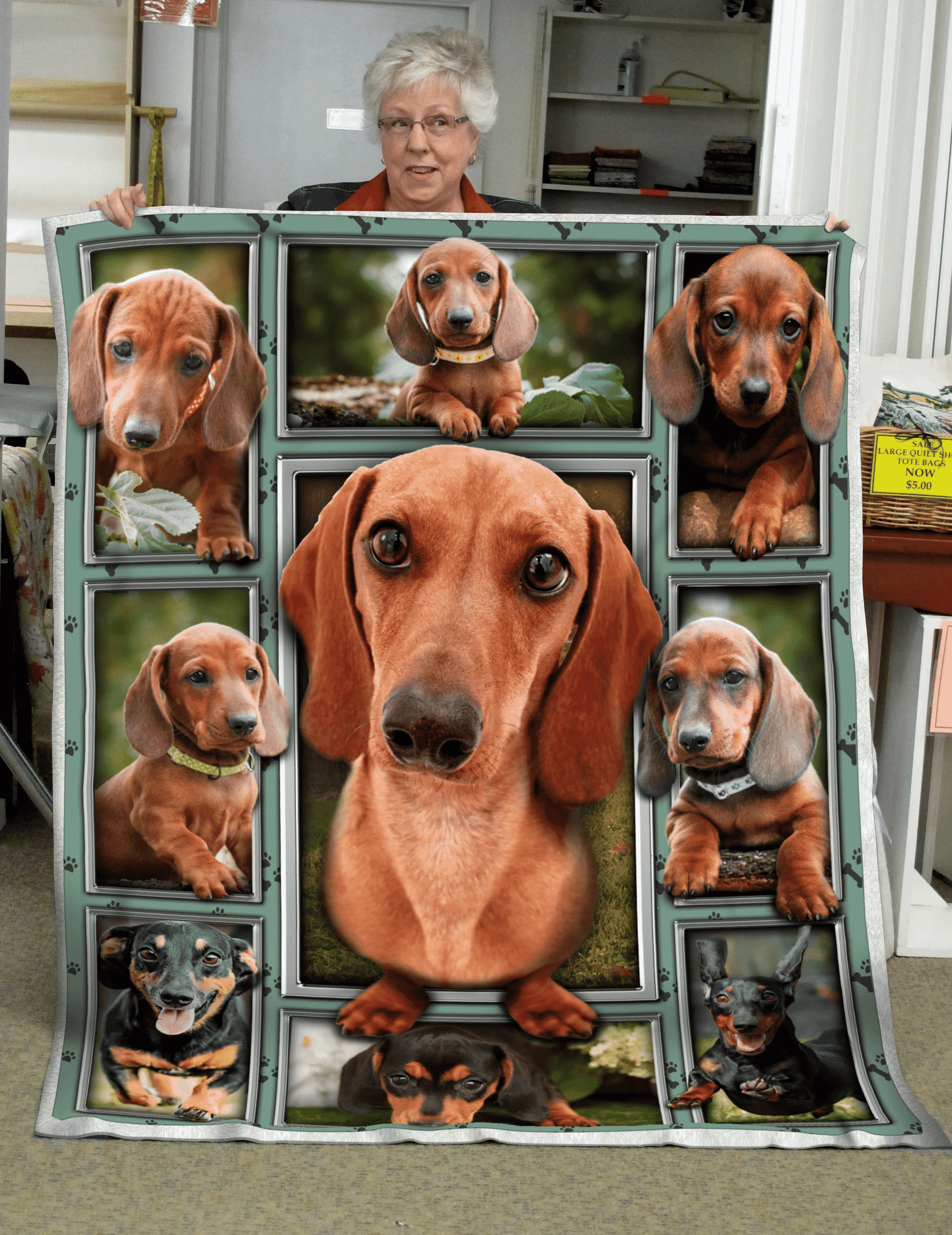 Dachshund You Had Me From Hello Quilt Blanket DHC31121808TD