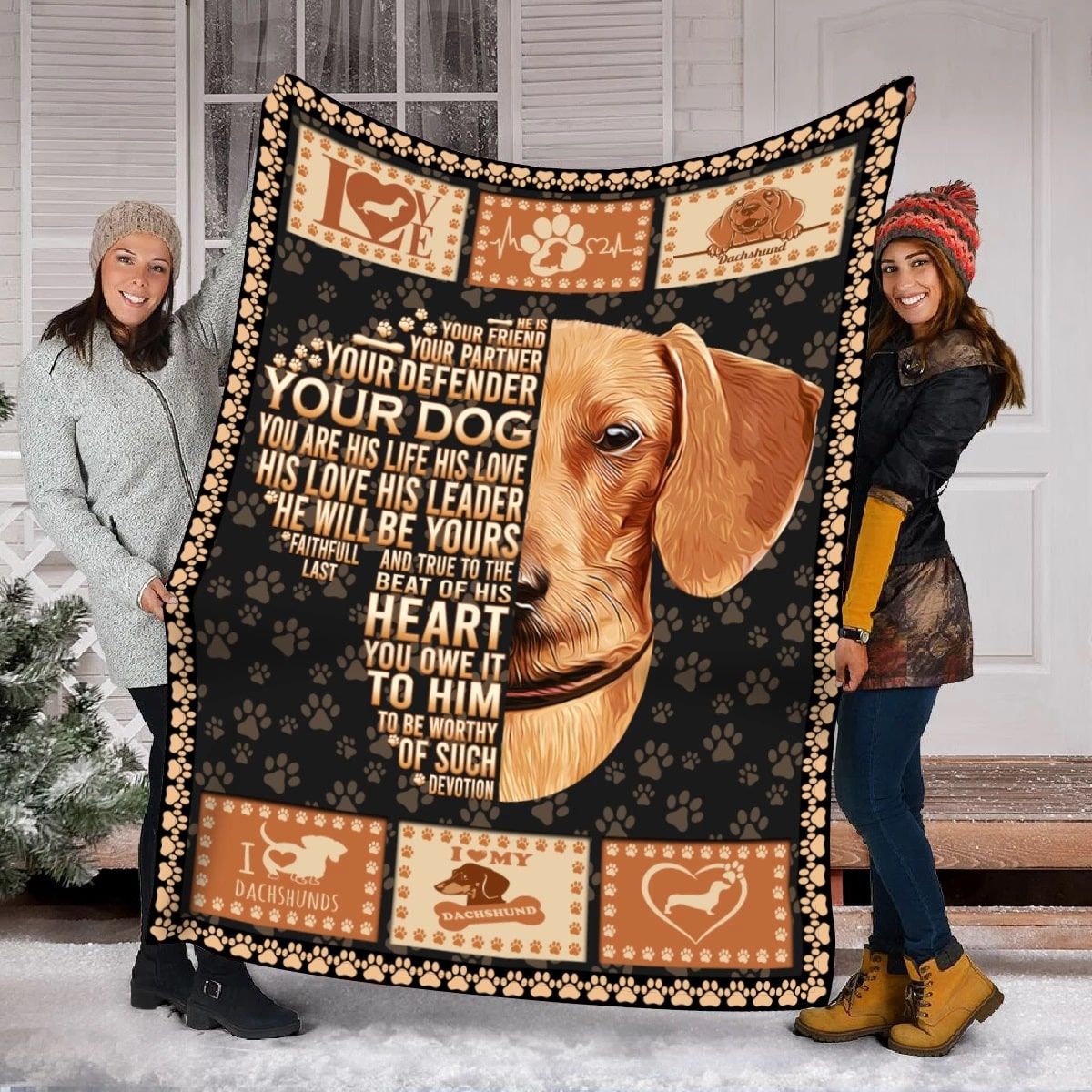 Dachshund You Never Saw Me Quilt Blanket Christmas Christmas Gifts Merry Christmas Holiday Gifts Gift Dhc03011780Dd