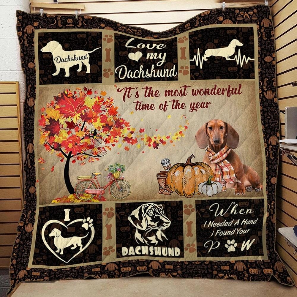 Dachshund Youre Not Alone Dach Quilt Blanket Christmas Christmas Gifts Merry Christmas Holiday Gifts Gift Dhc03011193Dd