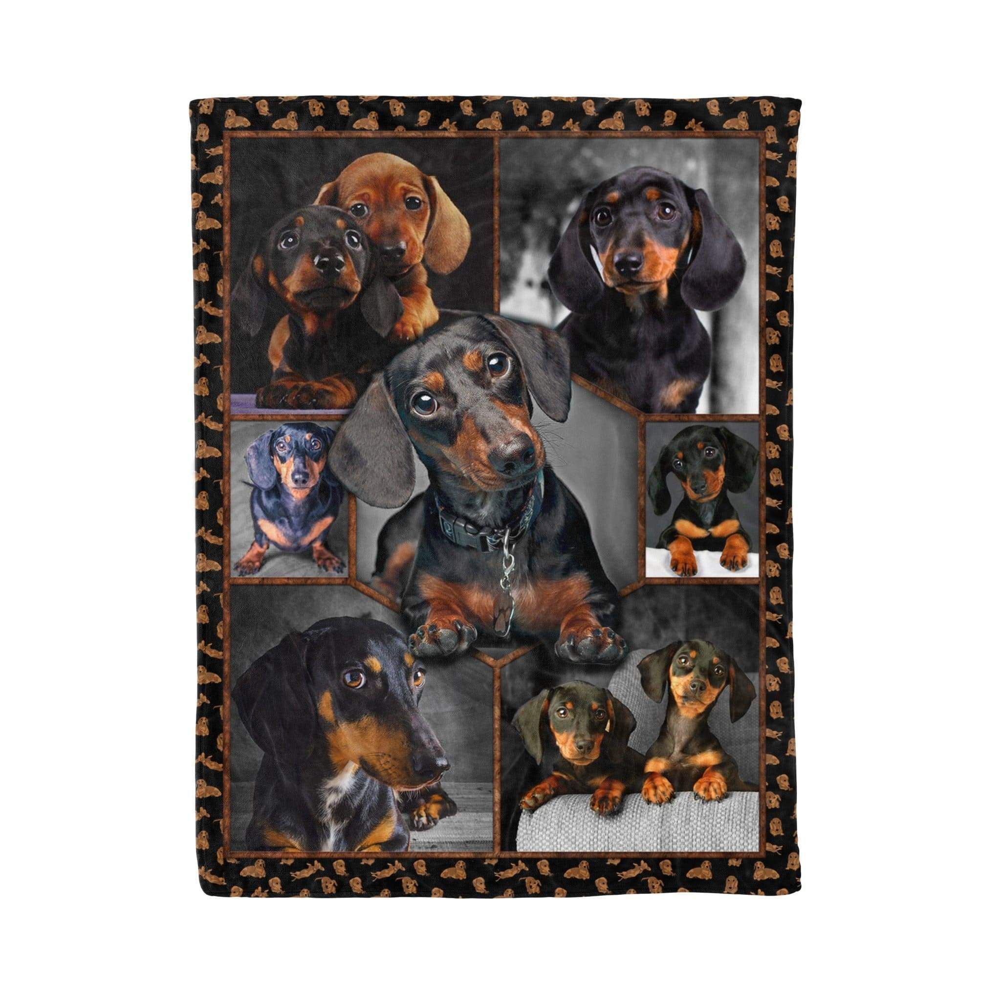 Dachshunds Dog So Cute Wiener Dog Sausage Dog Fleece Blanket