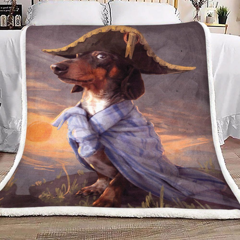 Dachshunds Sherpa Fleece