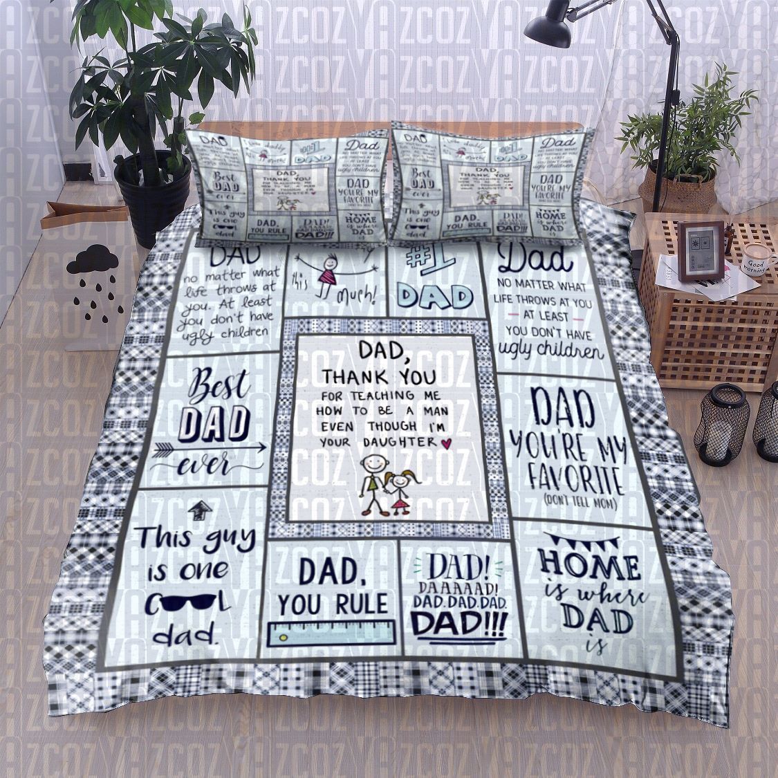 Dad Family Bedding Set