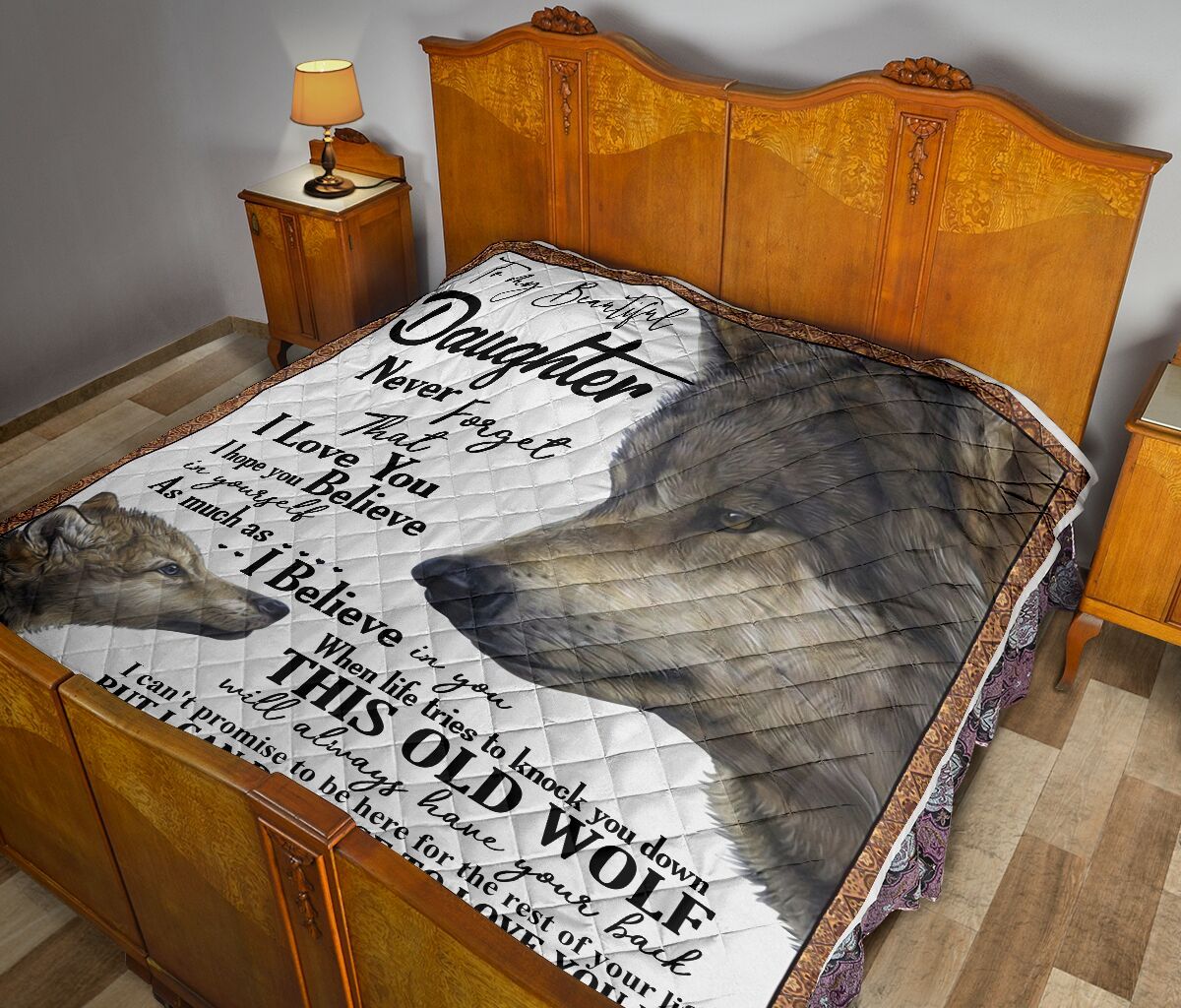 Dad To Daughter Quilt Blanket DHC02011448DD