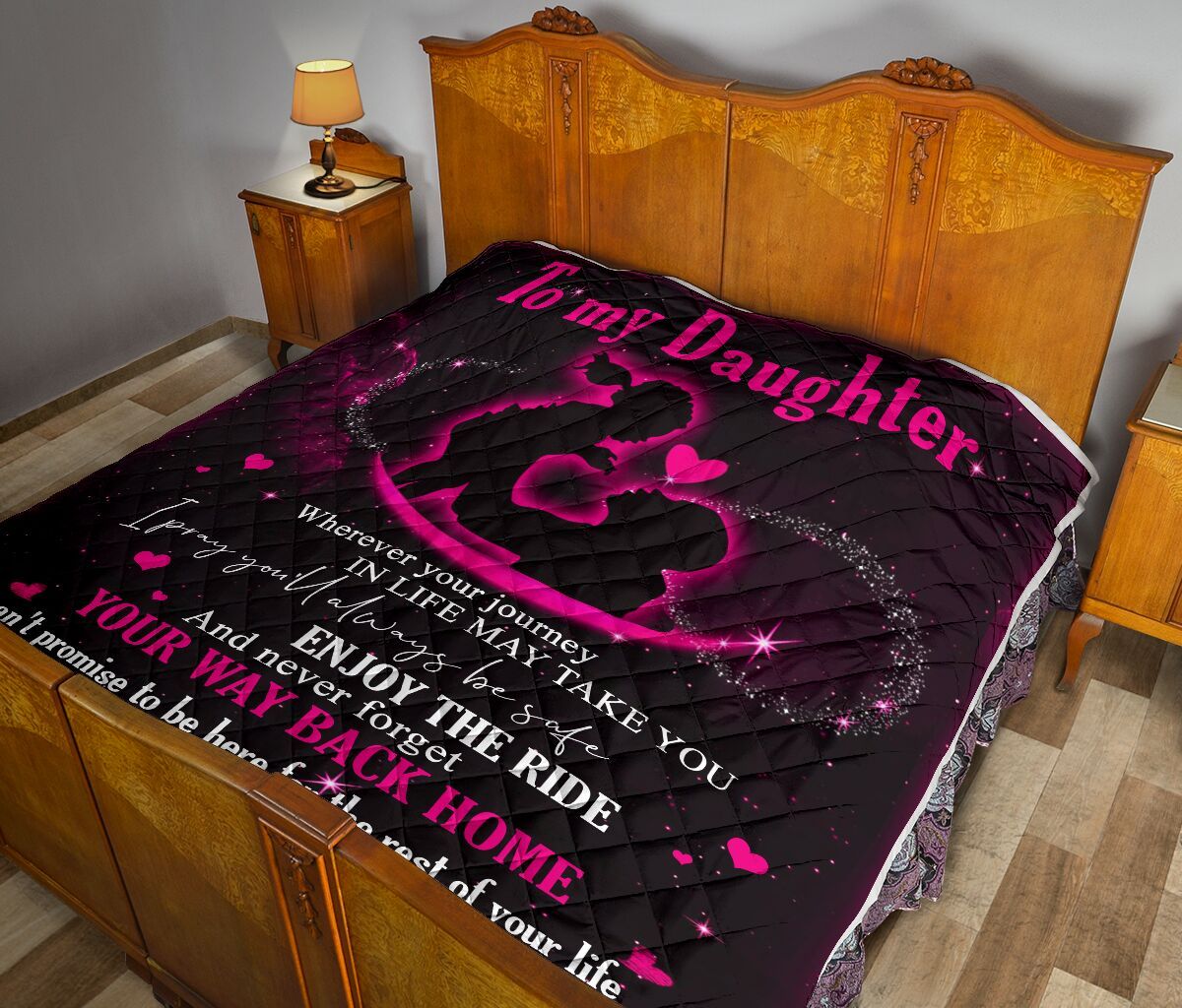 Dad To Daughter Quilt Blanket DHC02011472DD