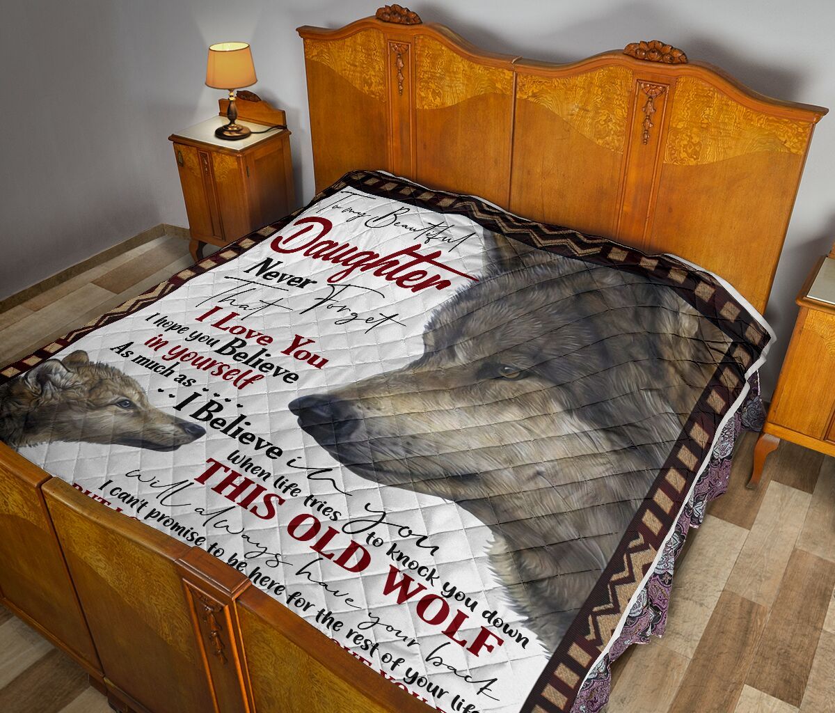 Dad To Daughter Quilt Blanket DHC02011501DD