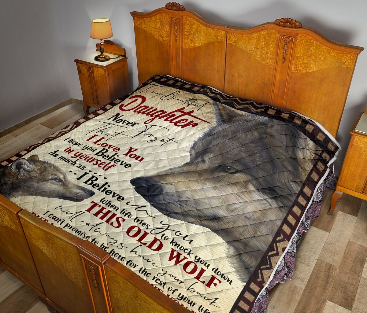 Dad To Daughter Quilt Blanket DHC02011502DD