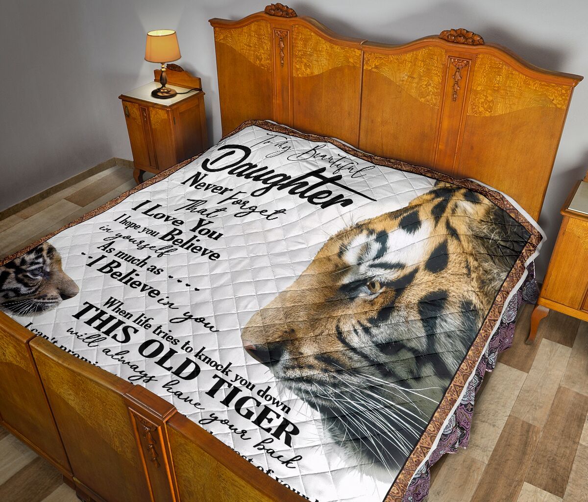 Dad To Daughter Quilt Blanket DHC02011599DD