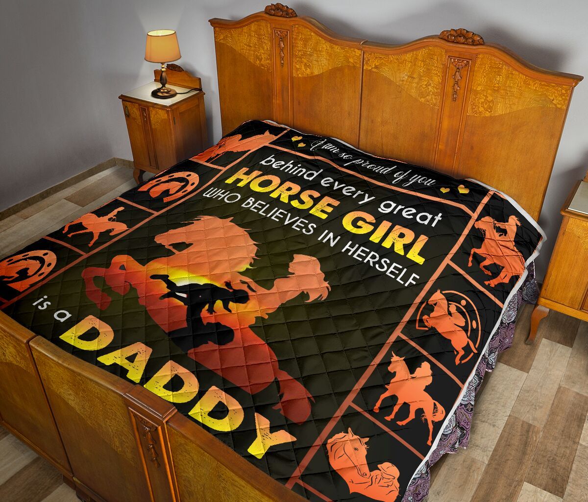 Dad To Daughter Quilt Blanket DHC02011634DD