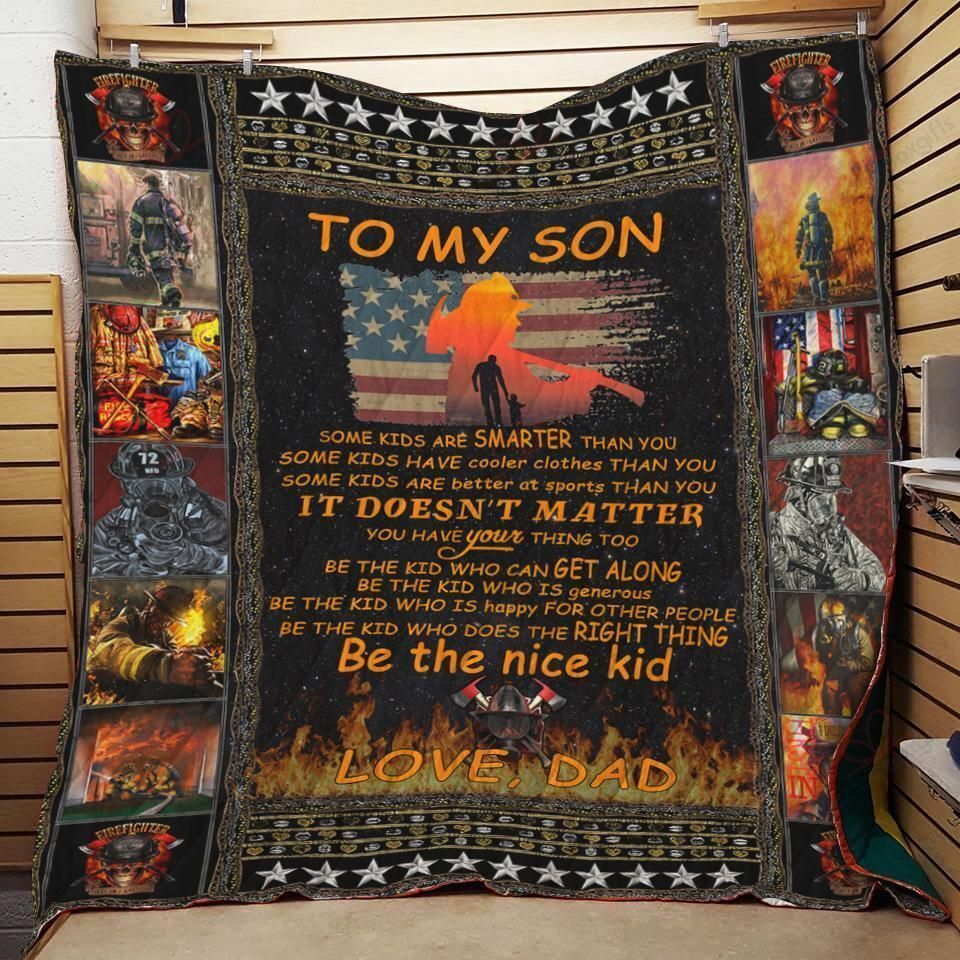 Dad To Son DT2109290CL Quilt Blanket