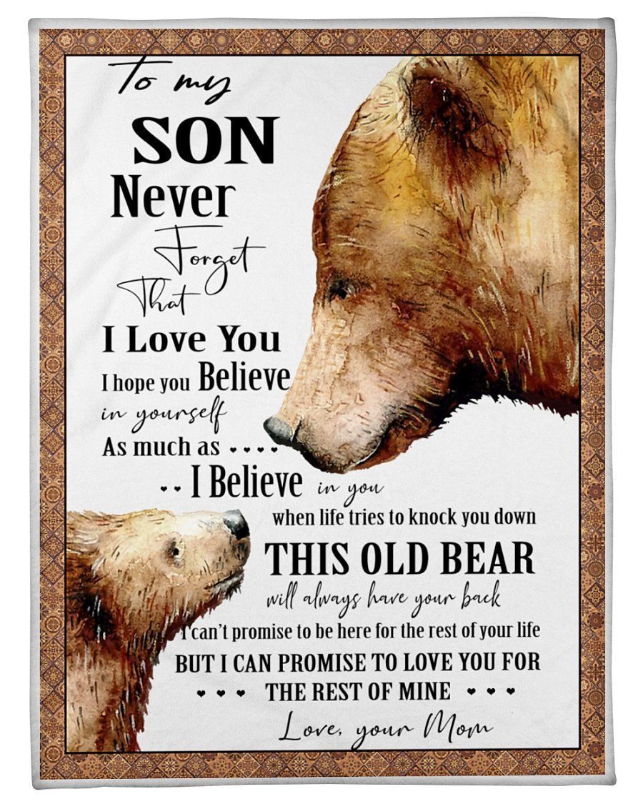 Dad To Son I Love You For The Rest Of Mine T-shirt Fleece Blanket