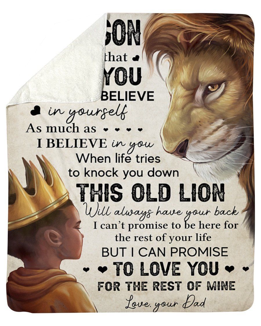 Dad To Son Love You For The Rest Of Mine Fleece Blanket Sherpa Blanket