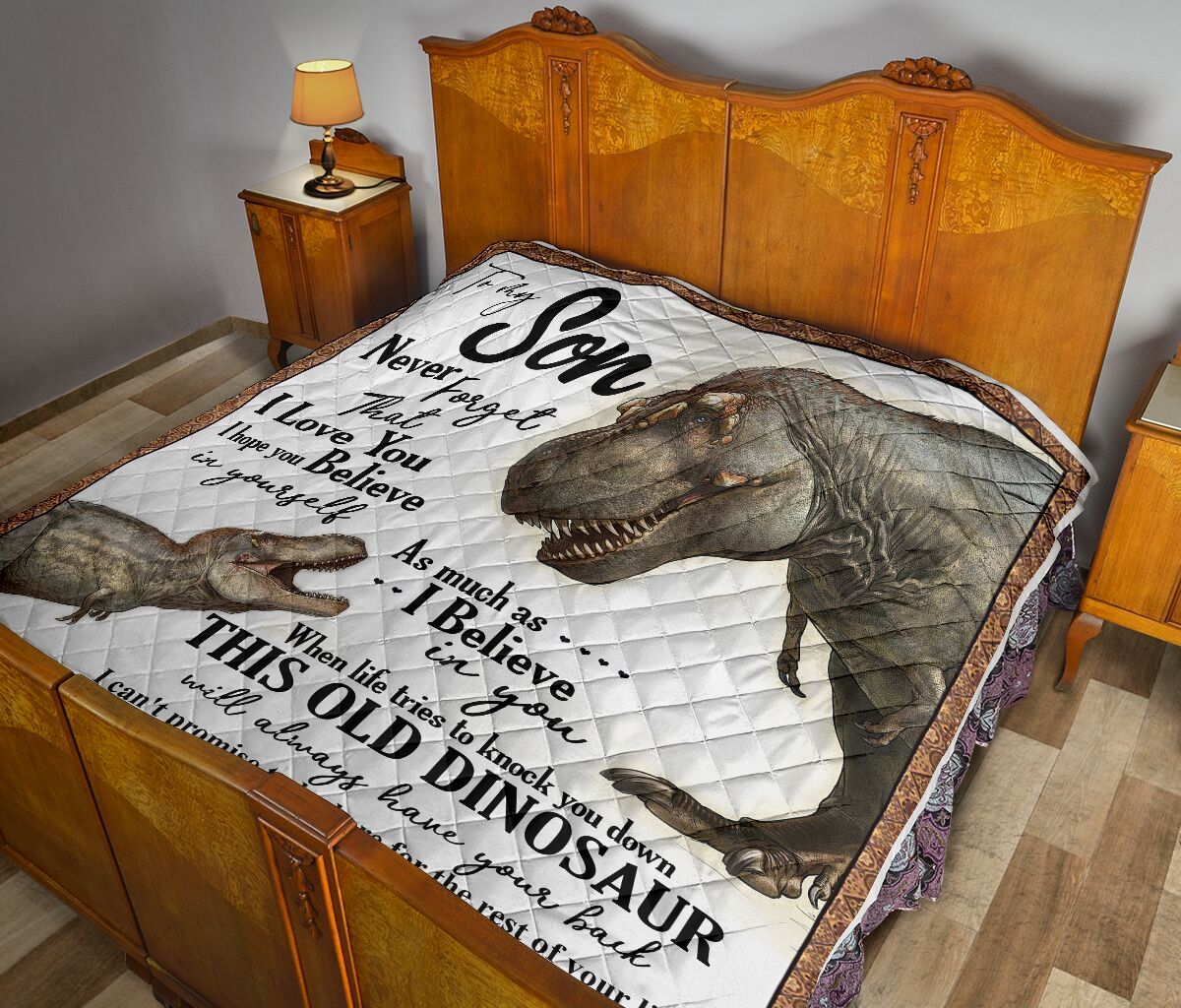 Dad To Son Quilt Blanket DHC02011513DD