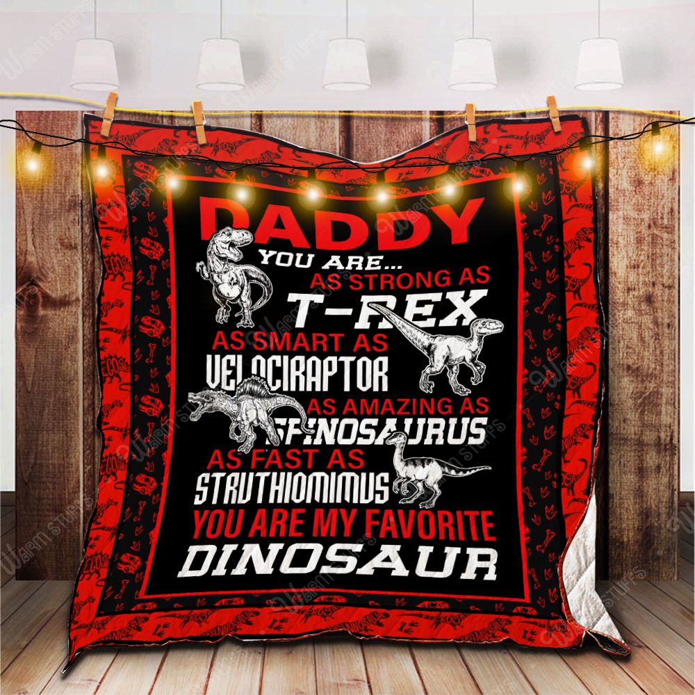 Daddy You Are Dinosaur Quilt Blanket Bp Dhc1312457Dd