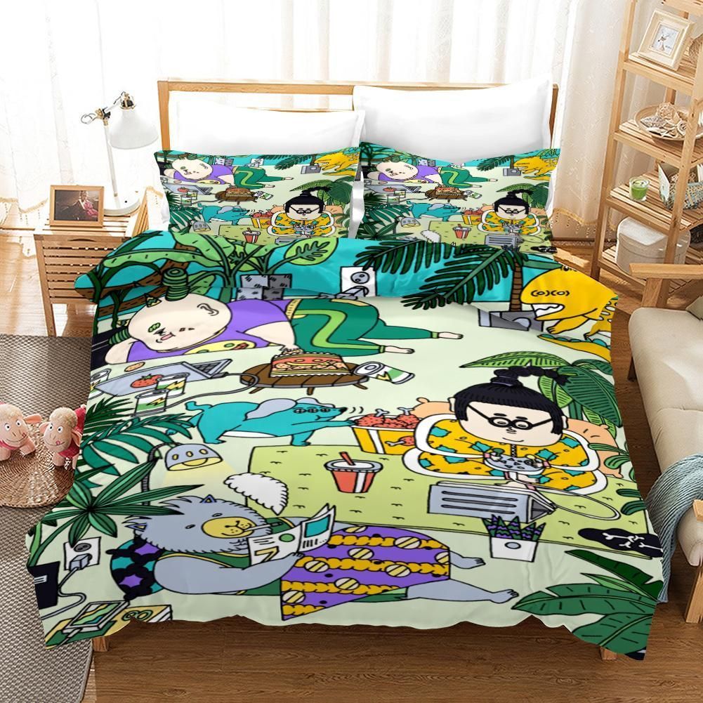 Daily Life Graffiti Bedding Set