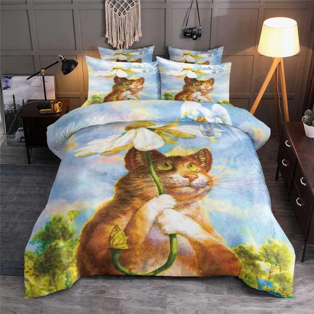 Daisy Cat Bedding Set