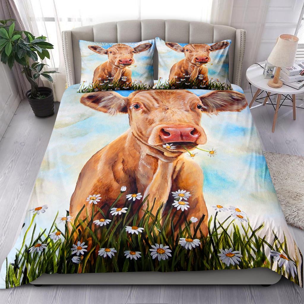 Daisy Cow Bedding Set