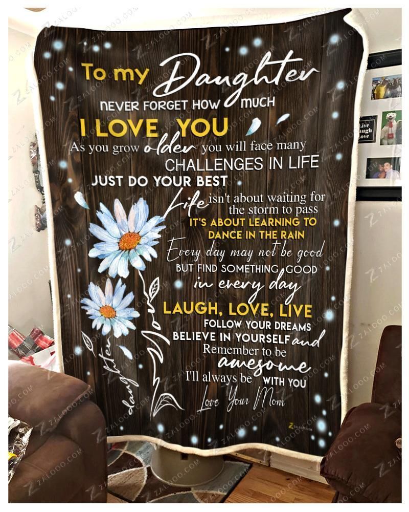 Daisy Daughter Sherpa Fleece Blanket