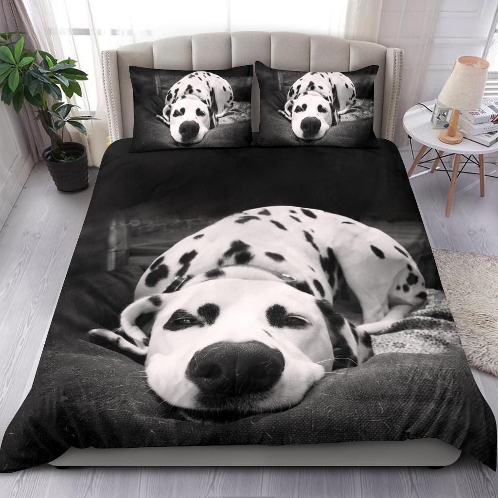 Dalmatian Black Dot Bedding Set