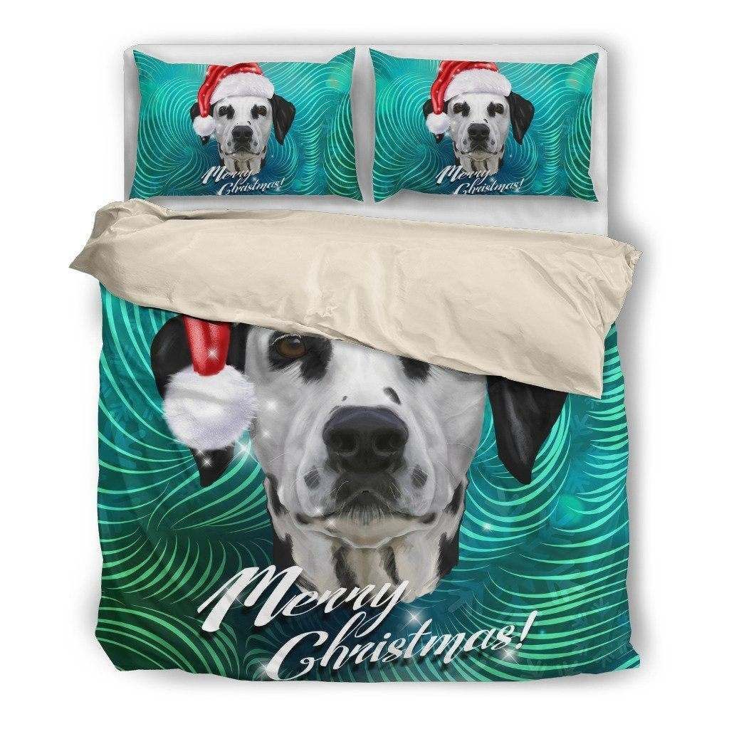 Dalmatian Christmas Bedding Set