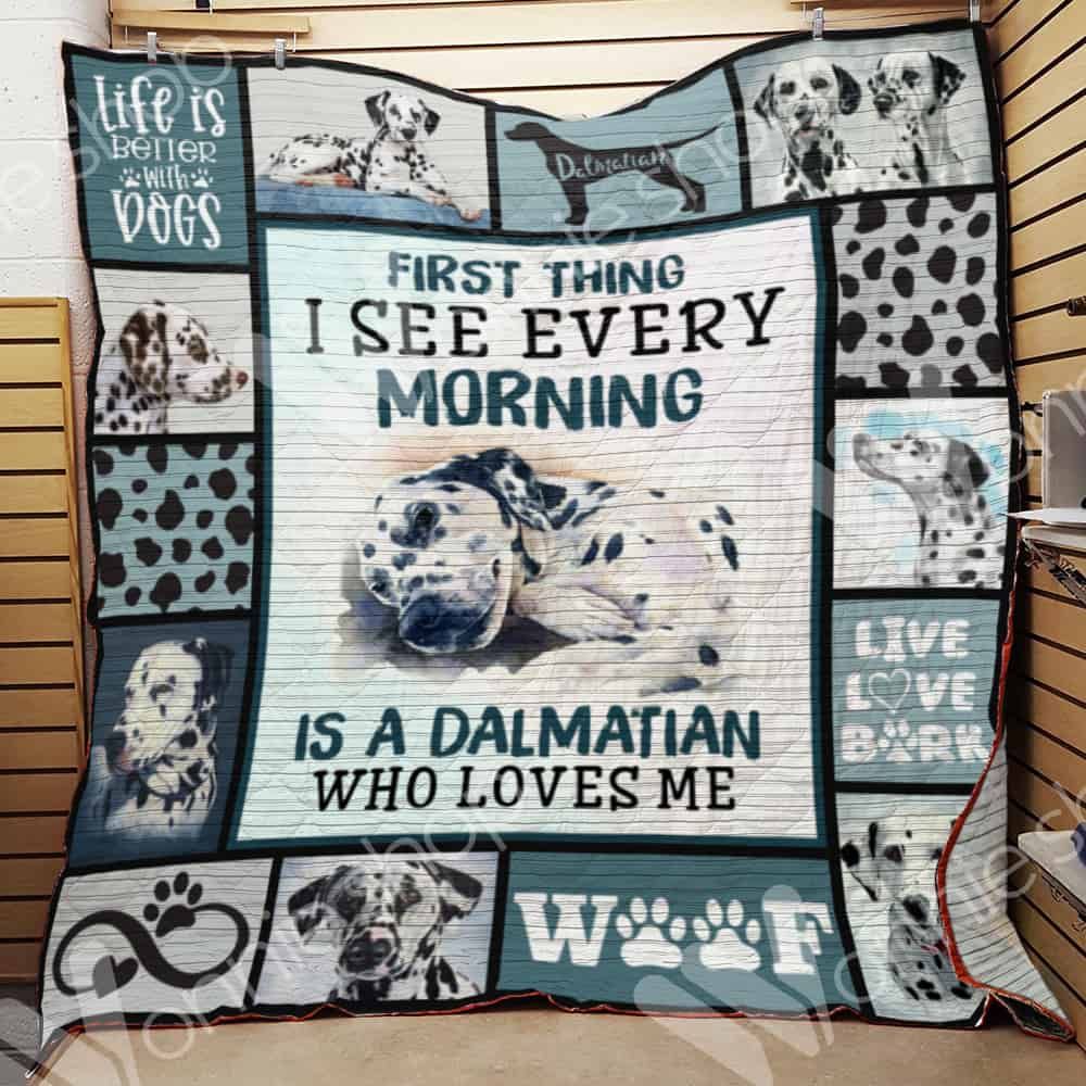 Dalmatian Dog Blanket LNT1012015 Quilt Blanket