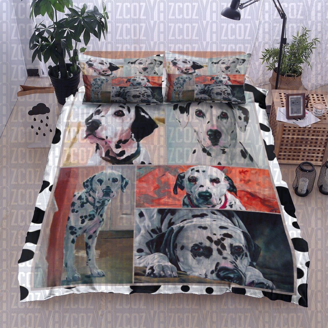 Dalmatian Dog Bedding Set
