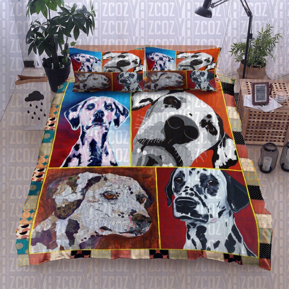 Dalmatian Dog Bedding Set