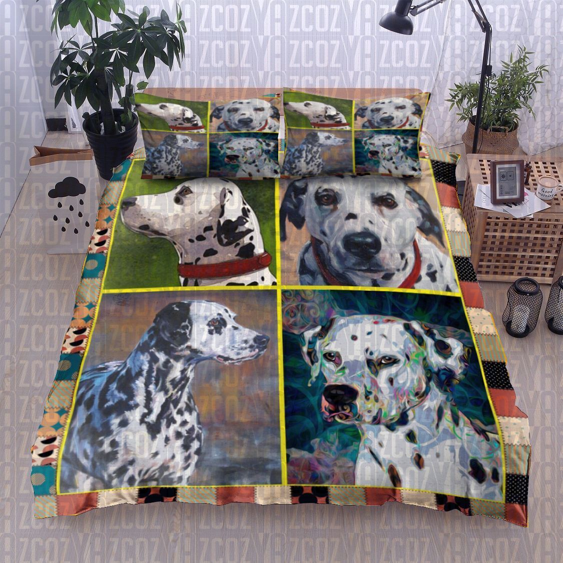 Dalmatian Dog Bedding Set