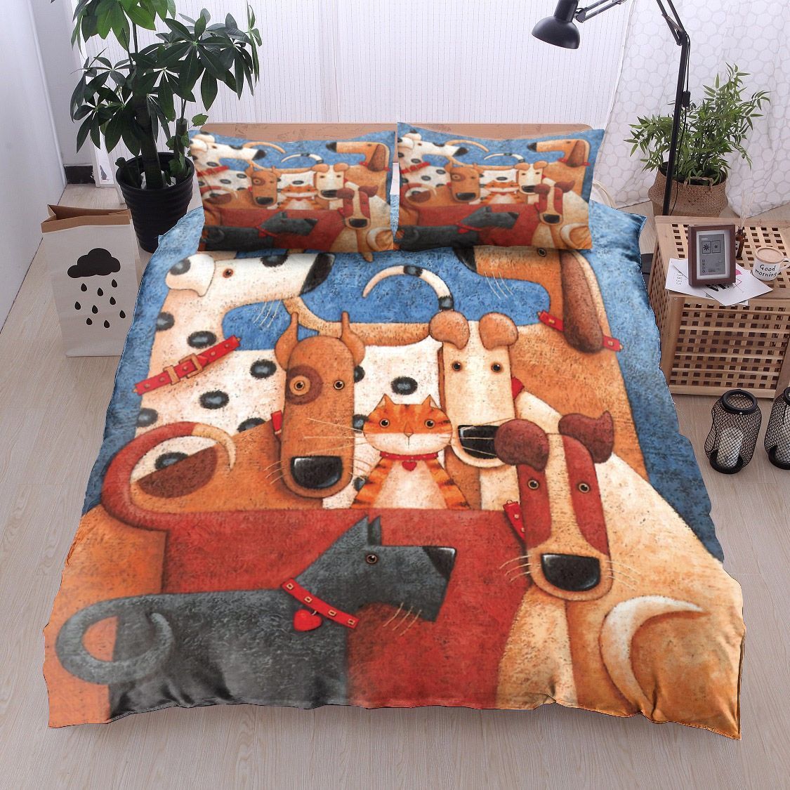 Dalmatians Dachshund Cat Bedding Set