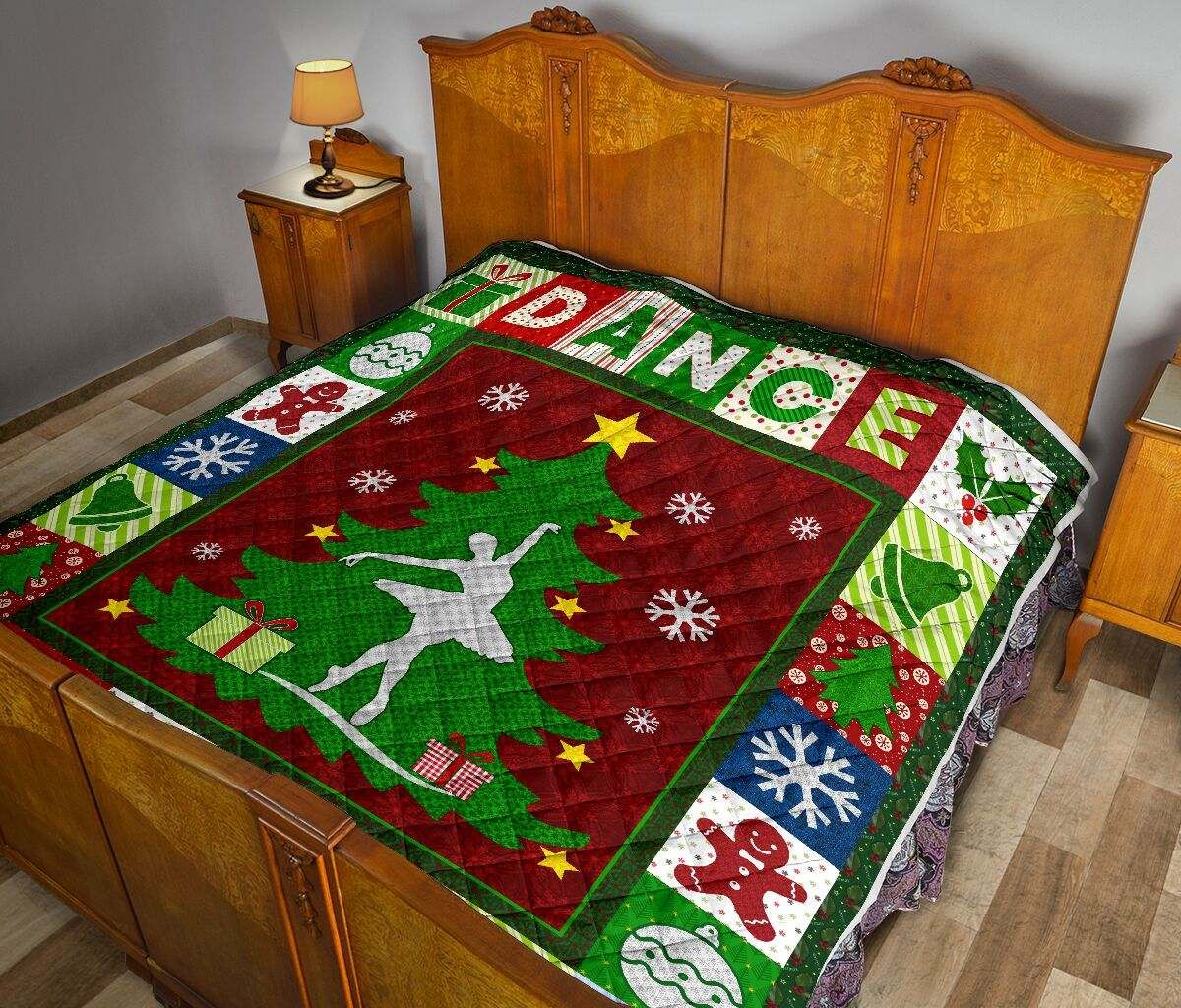 Dance Girl Theme Christmas Quilt DHC281111367DD