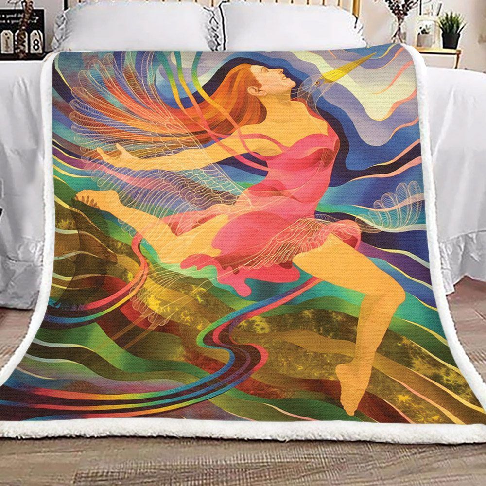 Dance Sherpa Fleece Blanket