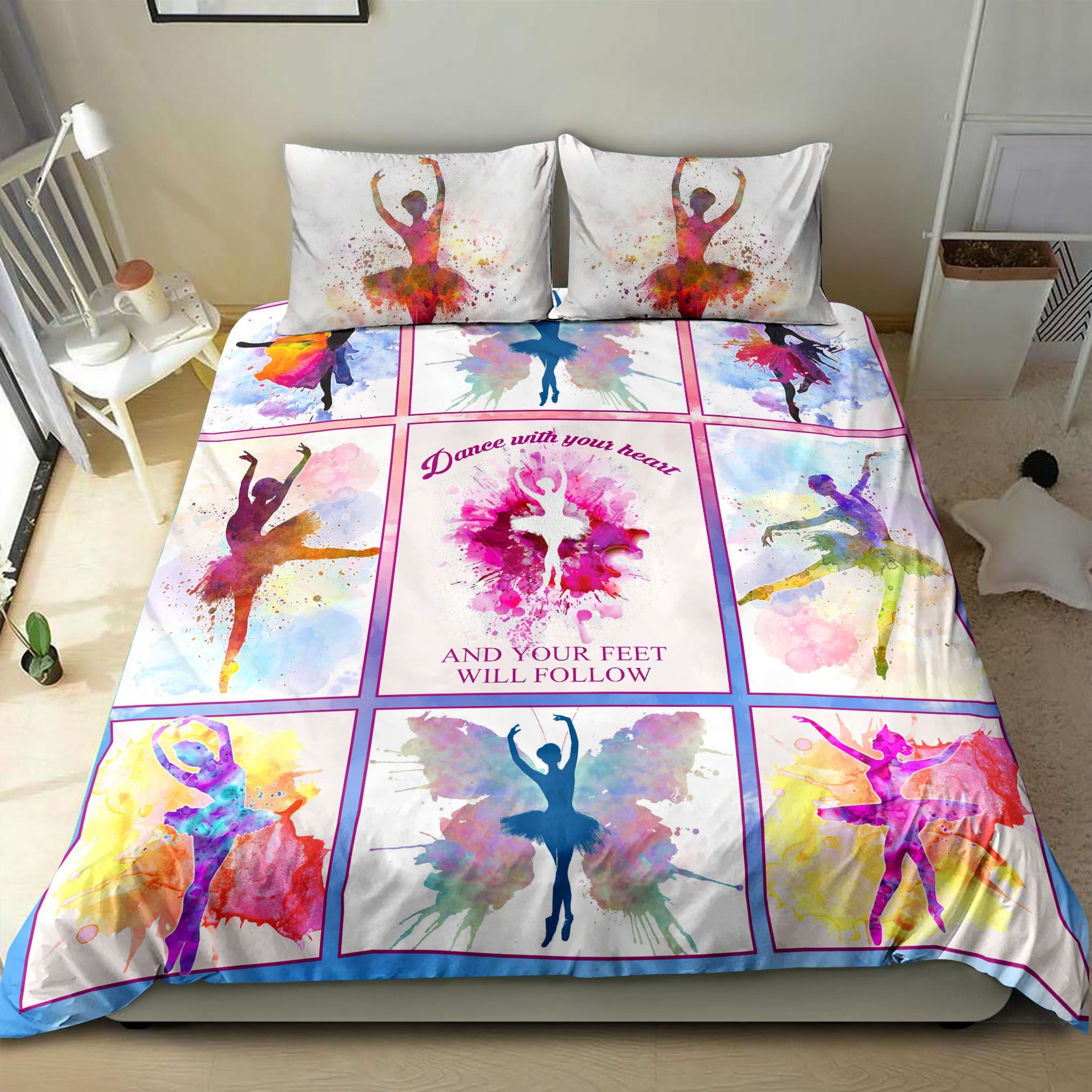 Dance With Your Heart And Your Feet Will Follow Bedding Set