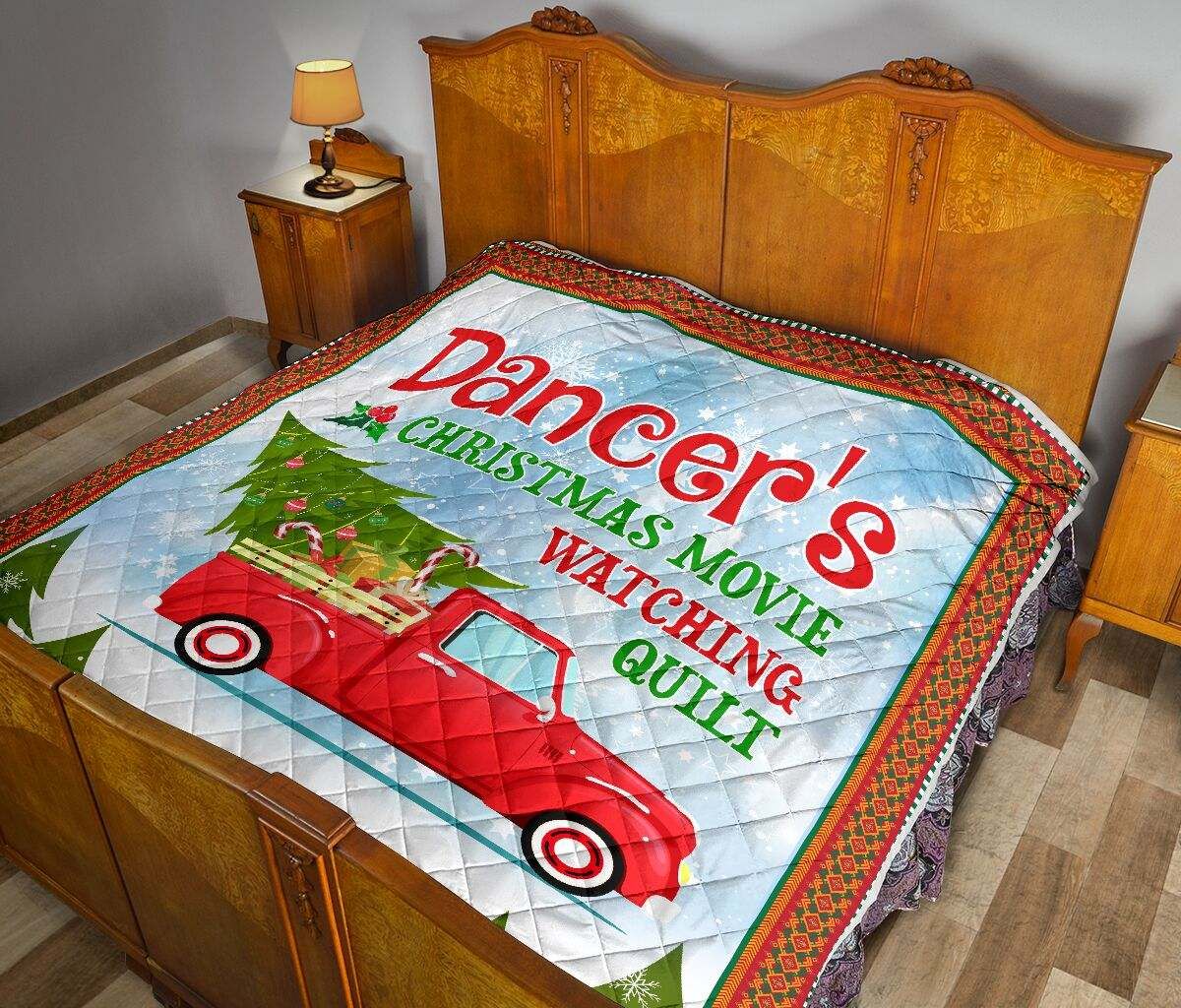DANCER’S CHRISTMAS MOVIE WATCHING QUILT DHC281111380DD