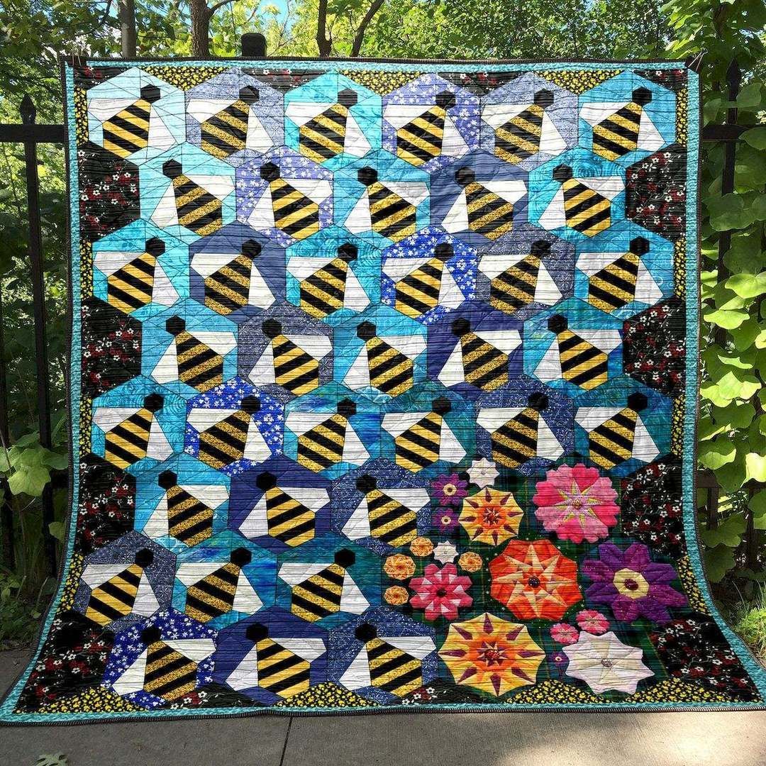Dancing Bee CLT180614 Quilt Blanket
