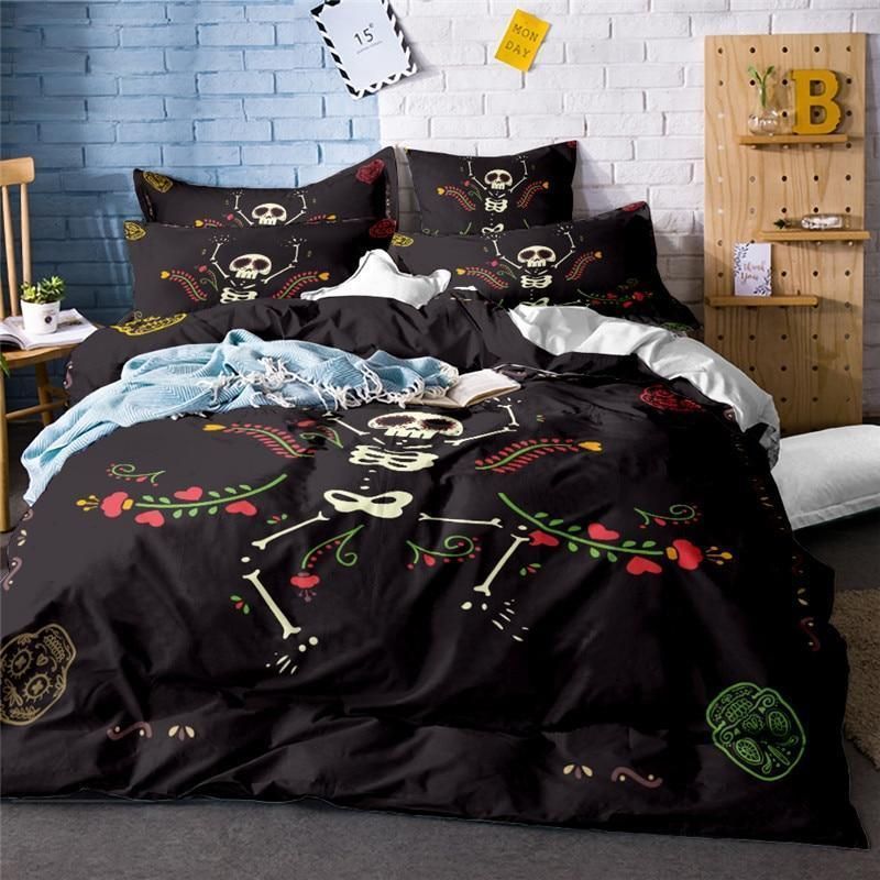 Dancing Bones Bedding Set