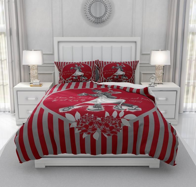 Dancing Skeletons Skull Bedding Set