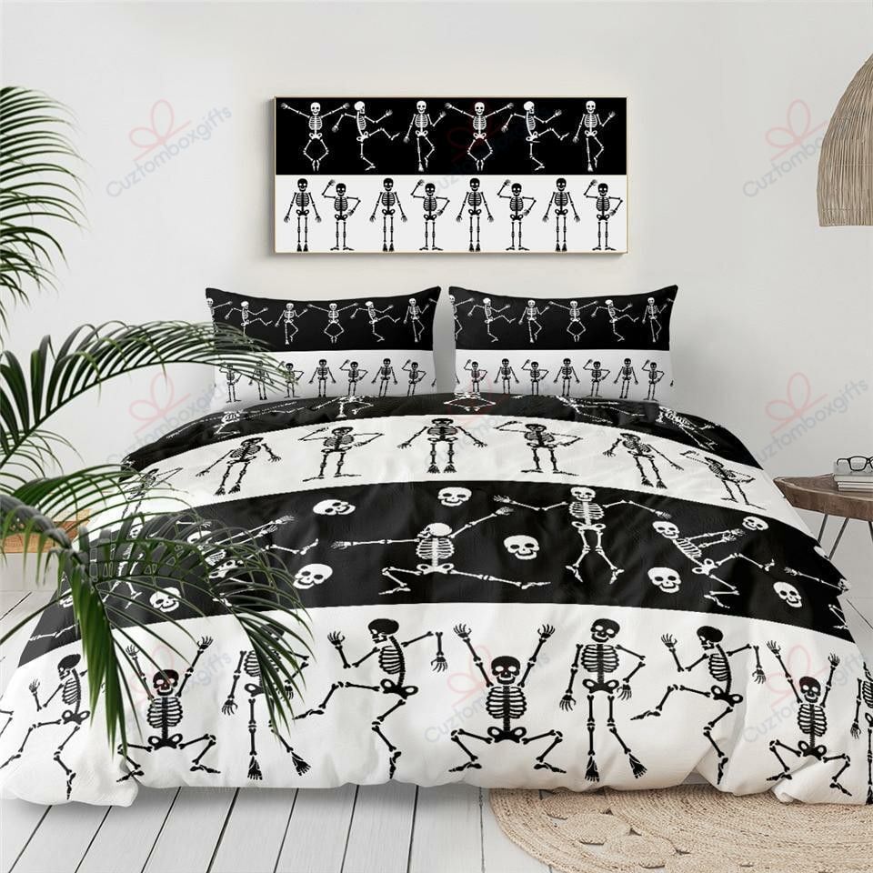Dancing Skull Bedding Set