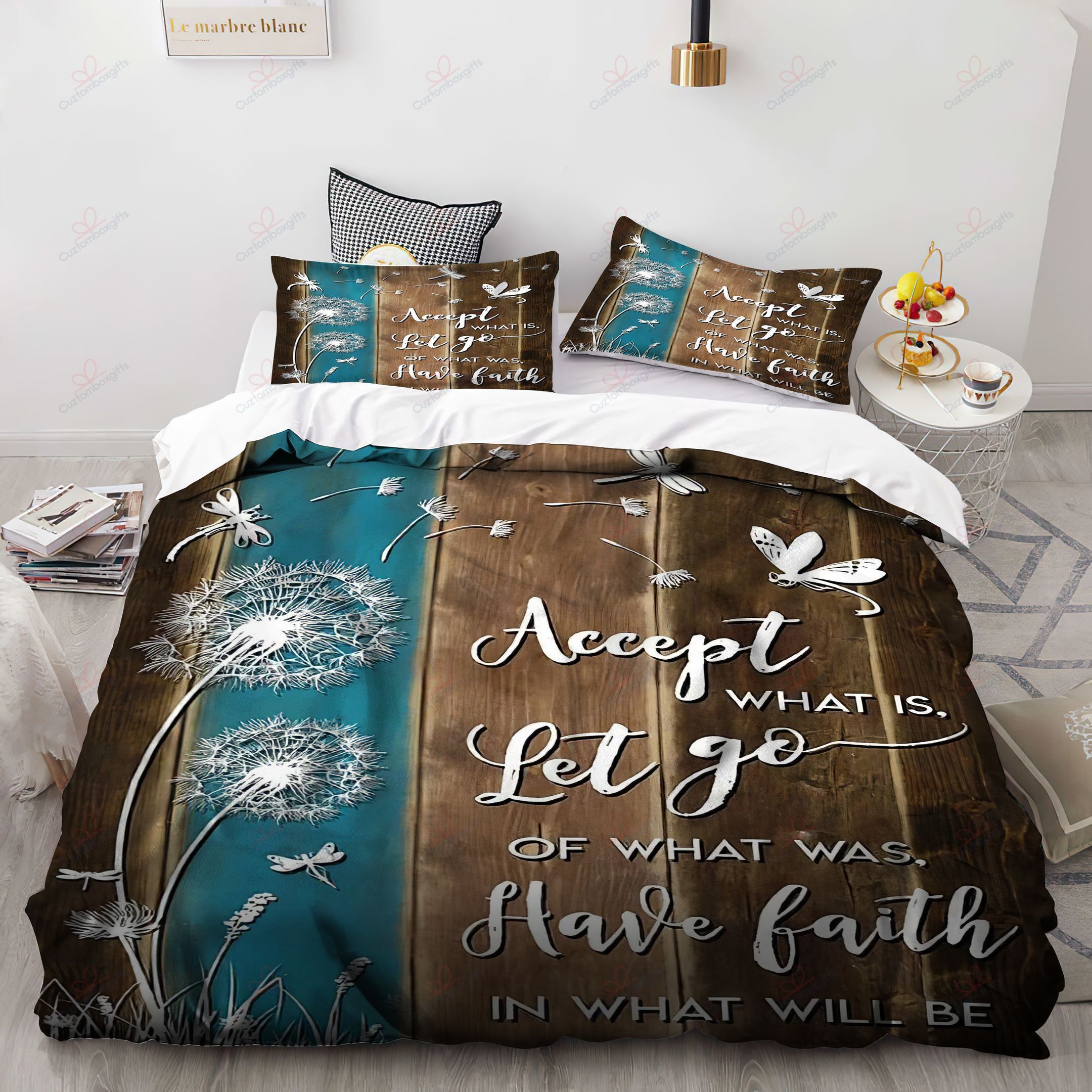 Dandelion And Dragonfly Bedding Set