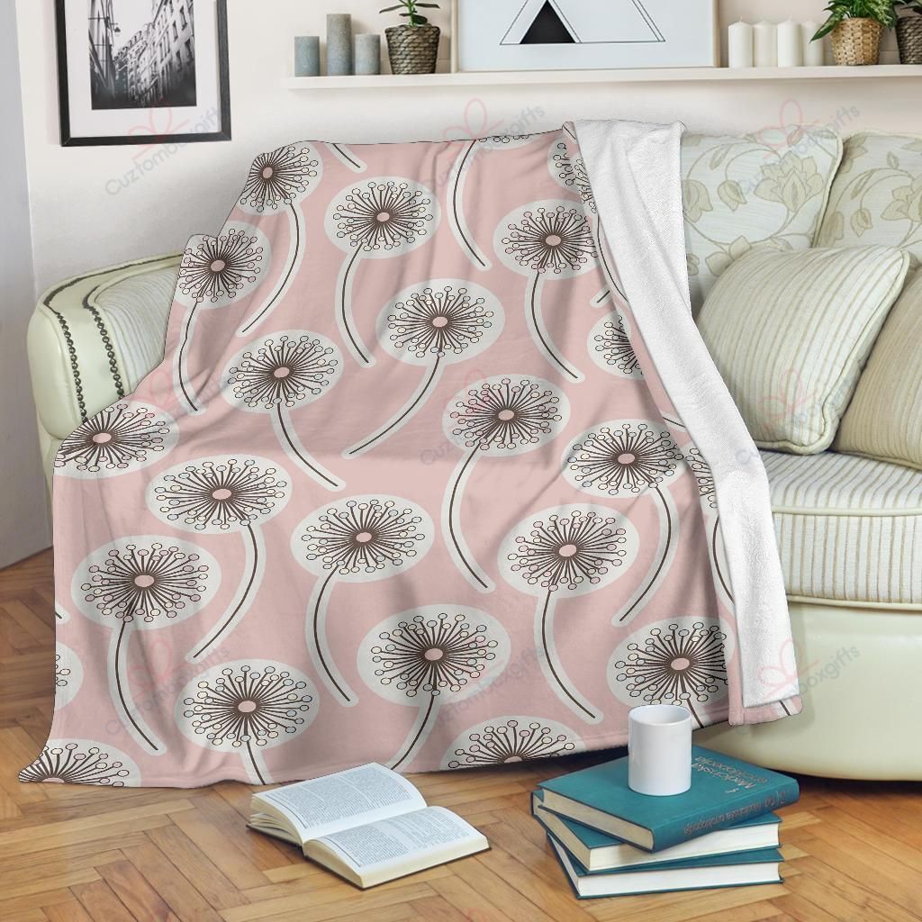 Dandelion Fleece Blanket