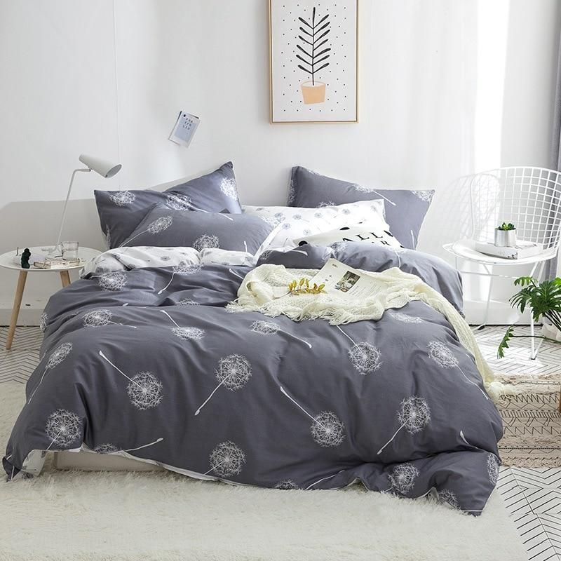 Dandelion Print Bedding Set
