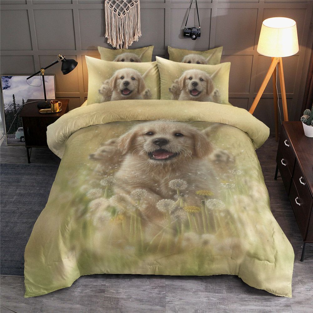 Dandelions Puppy Bedding Set