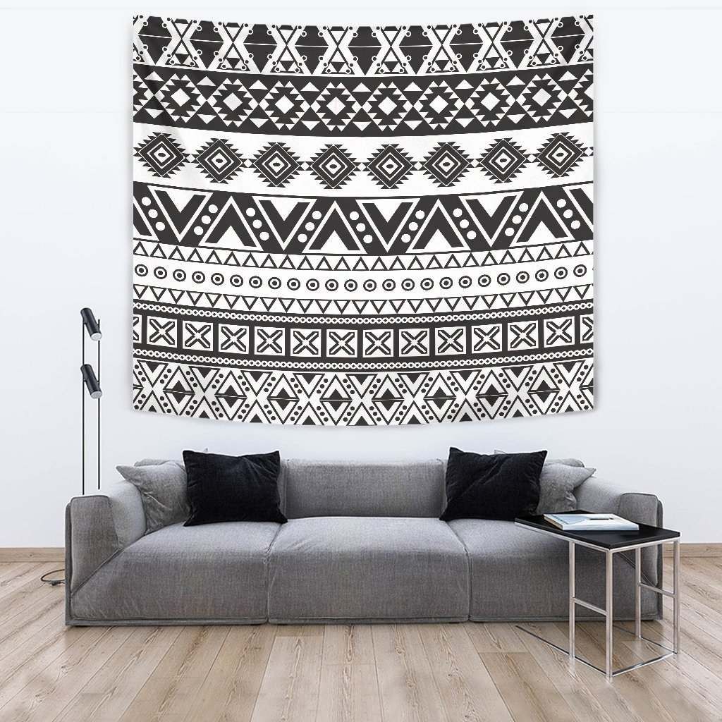 Dark Grey Aztec CL17100072MDT Tapestry